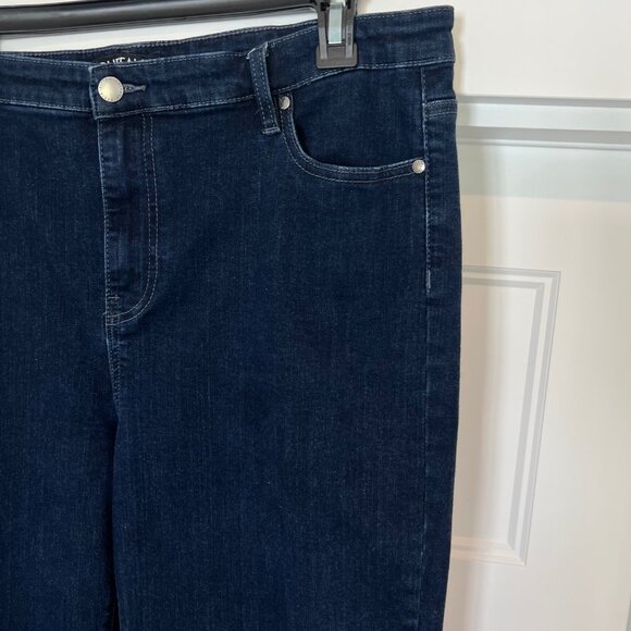 Buffalo David Bitton Alyssa Blue High-Rise Straight Leg Stretch Denim Jeans, 16 - Picture 2 of 6